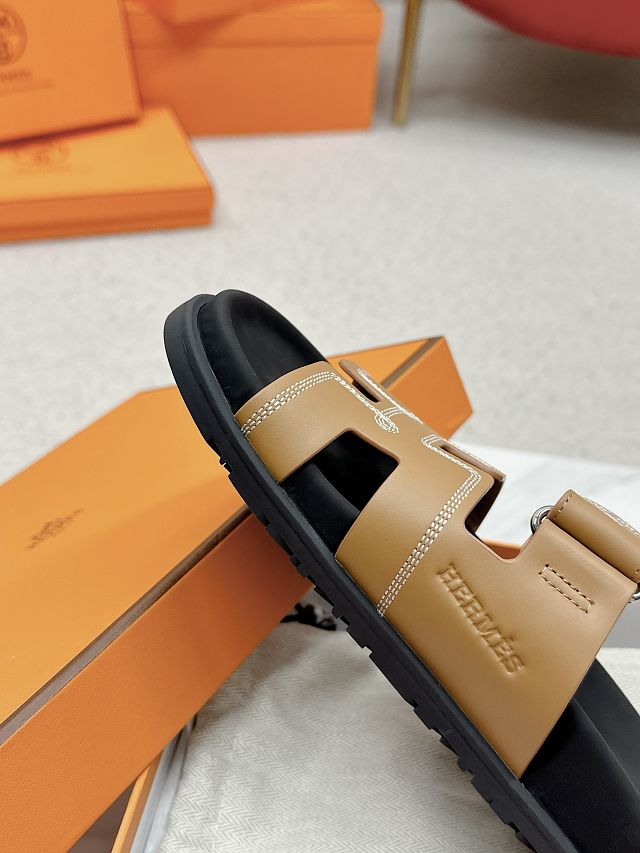 Hermes calfskin chypre sandal HS0172