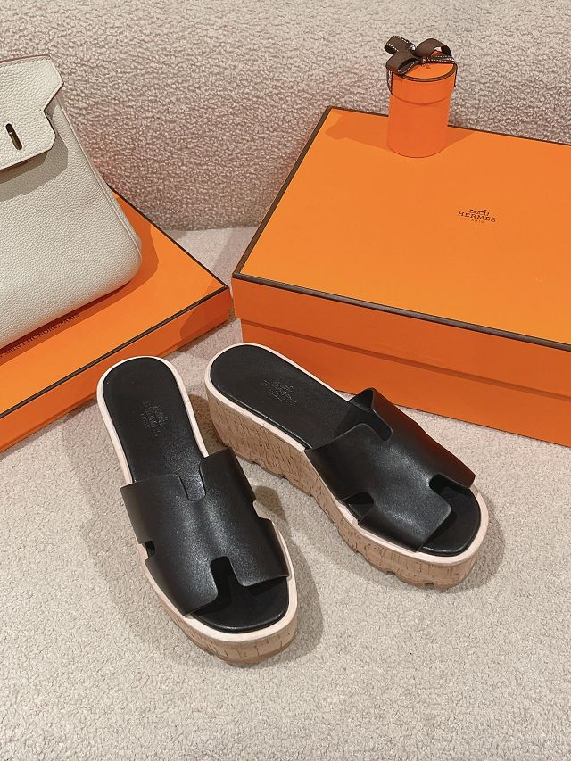 Hermes calfskin eze 70mm sandal HS0180