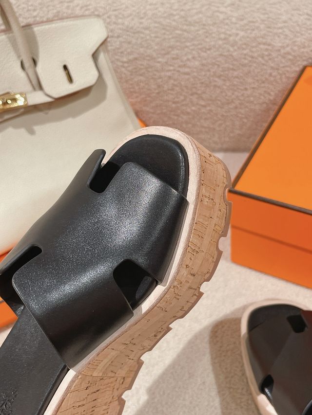 Hermes calfskin eze 70mm sandal HS0180