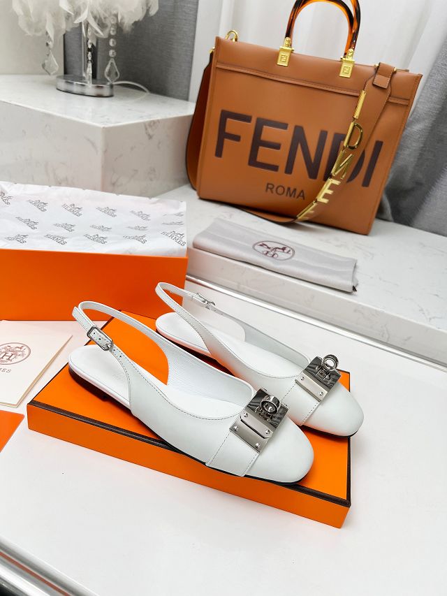 Hermes calfskin innocente slingback HS0159