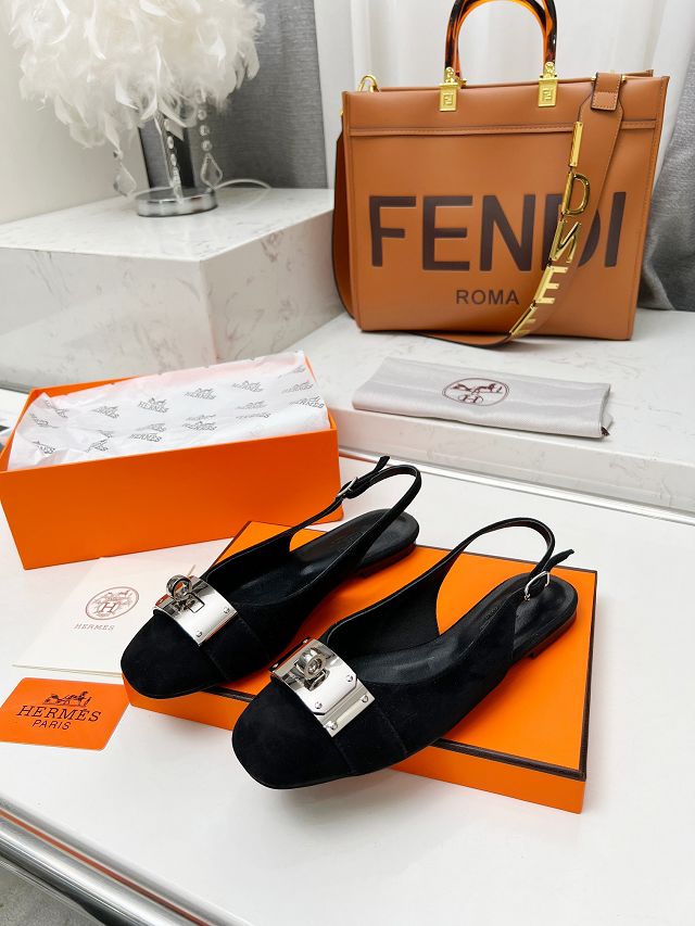 Hermes calfskin innocente slingback HS0159