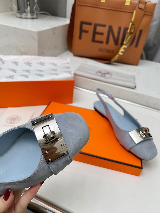 Hermes calfskin innocente slingback HS0159