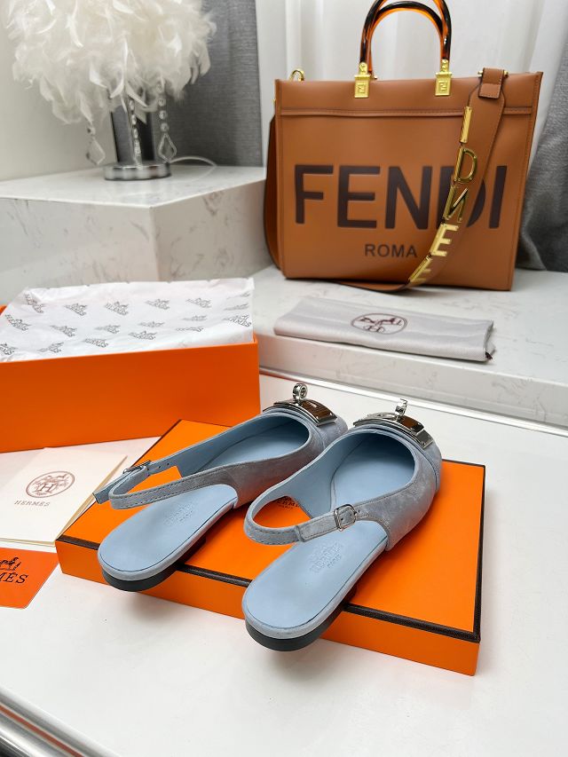 Hermes calfskin innocente slingback HS0159