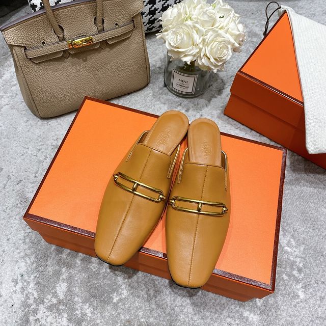 Hermes calfskin mule HS0177