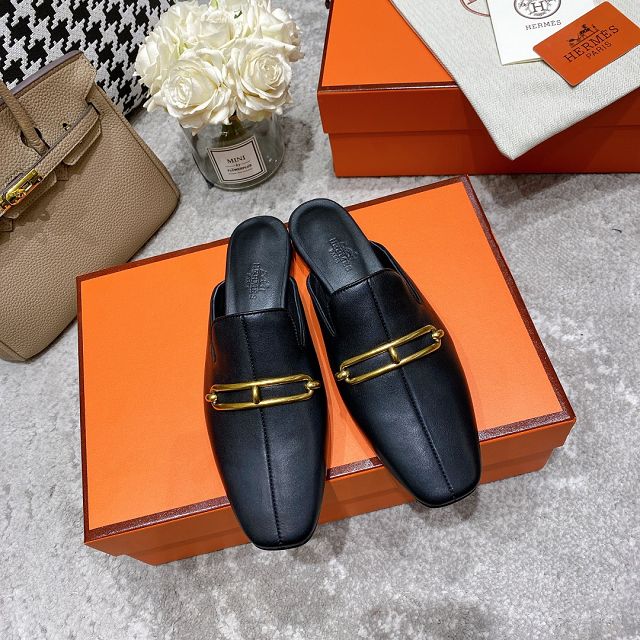 Hermes calfskin mule HS0177