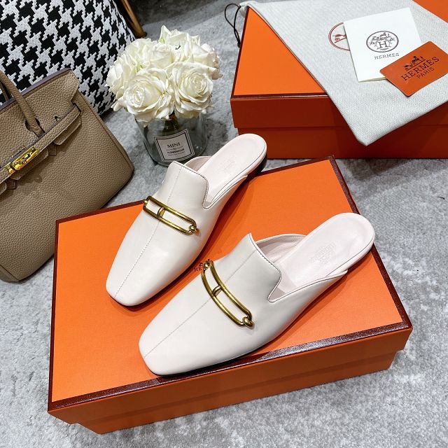 Hermes calfskin mule HS0177