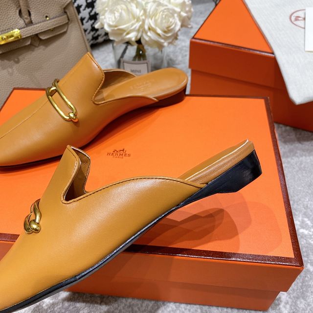 Hermes calfskin mule HS0177