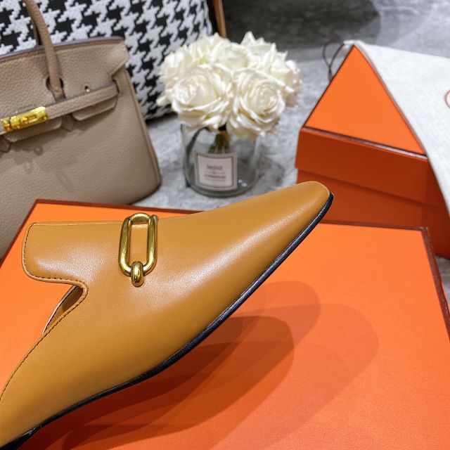 Hermes calfskin mule HS0177