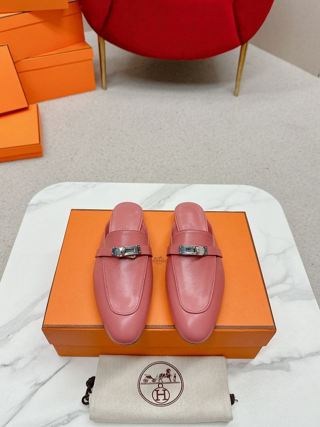 Hermes calfskin oz mule HS0174