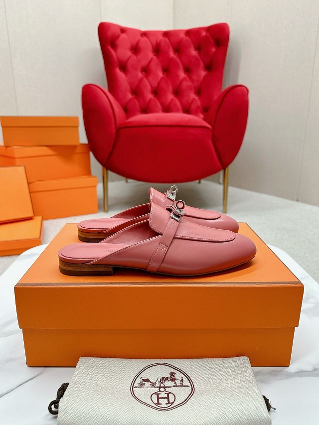 Hermes calfskin oz mule HS0174