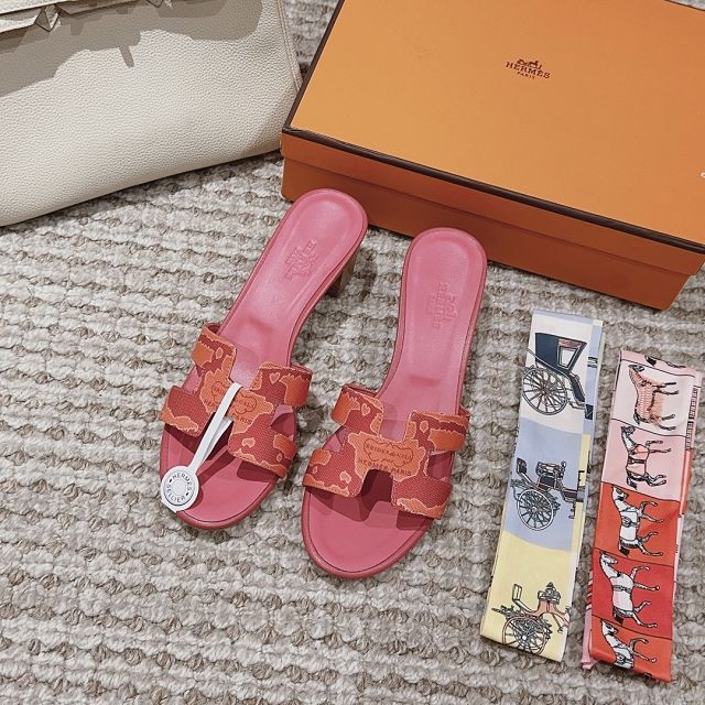 Hermes canvas oasis 50mm sandal HS0187