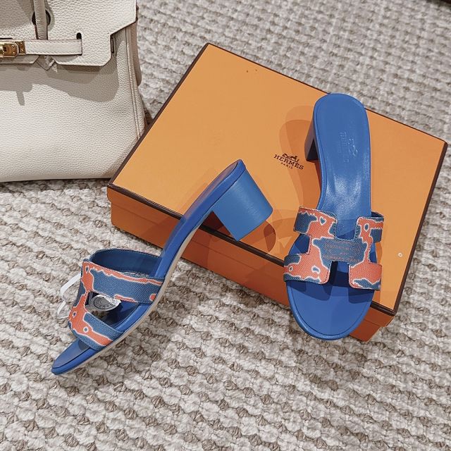 Hermes canvas oasis 50mm sandal HS0187