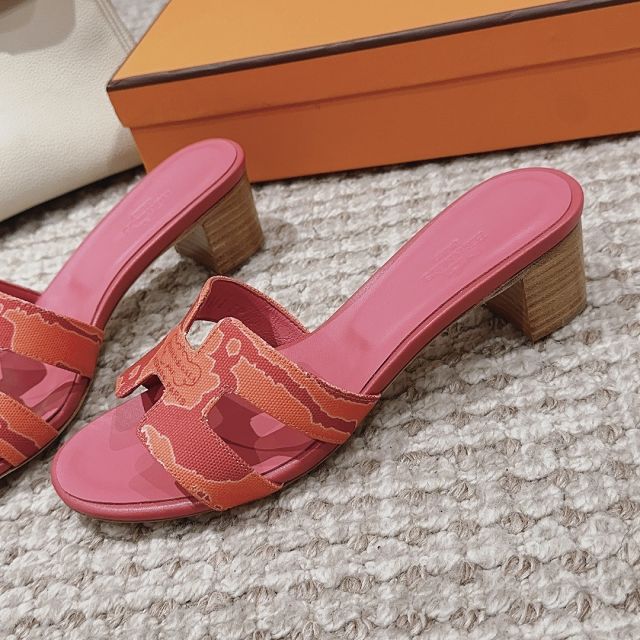 Hermes canvas oasis 50mm sandal HS0187