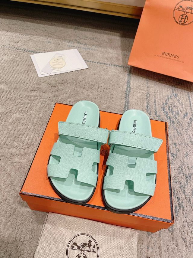 Hermes epsom calfskin chypre sandal HS0168