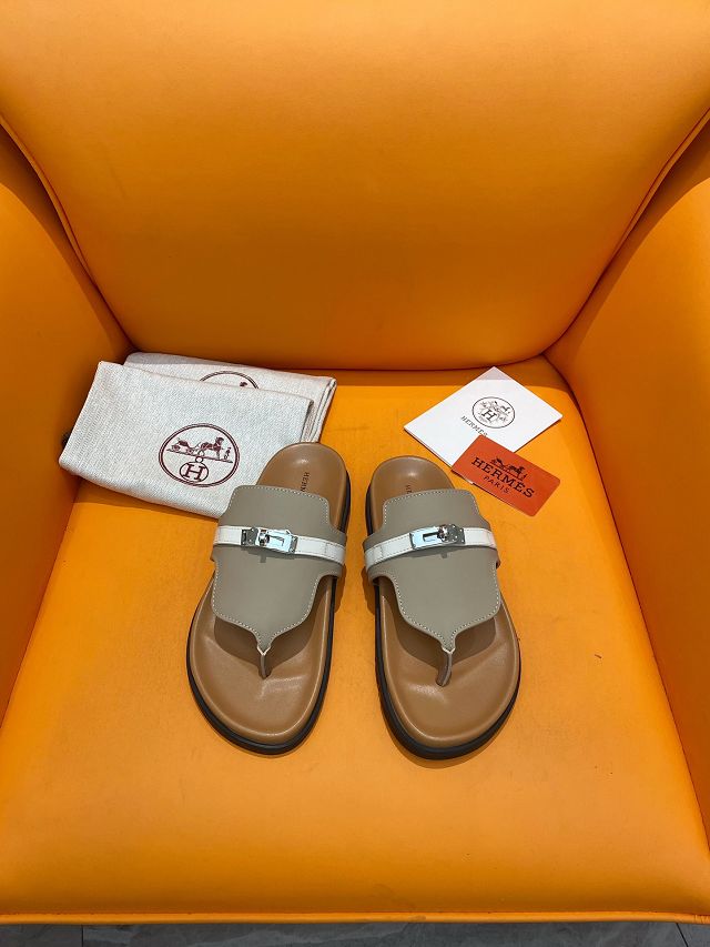 Hermes lambskin empire sandal HS0166