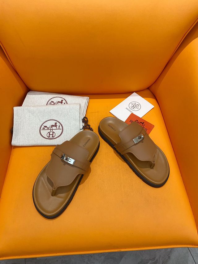 Hermes lambskin empire sandal HS0166