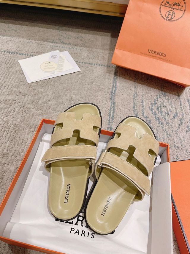 Hermes suede chypre sandal HS0170