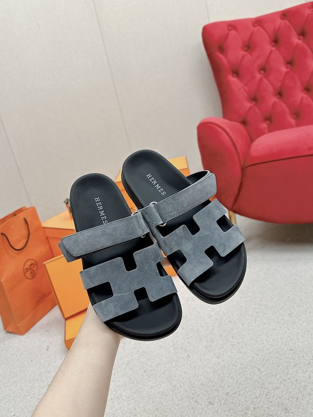 Hermes suede chypre sandal HS0170