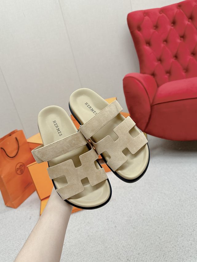 Hermes suede chypre sandal HS0170