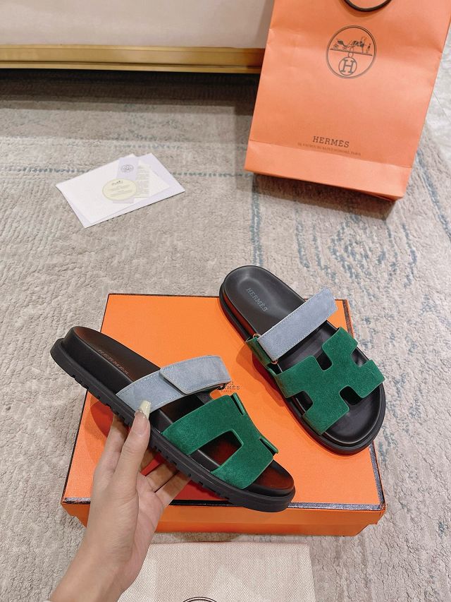 Hermes suede chypre sandal HS0170