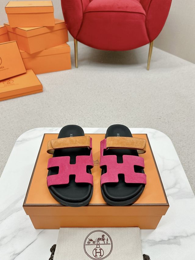 Hermes suede chypre sandal HS0171