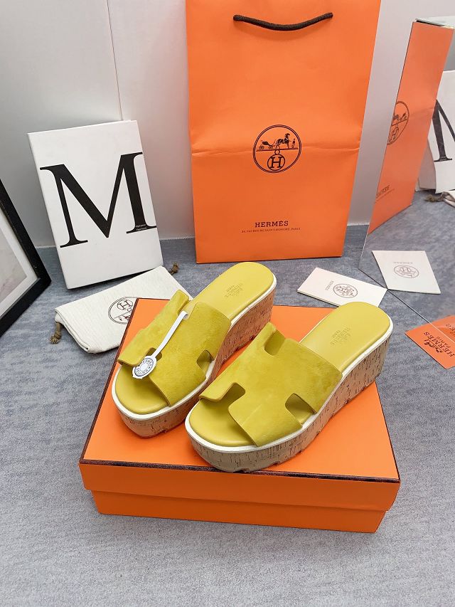 Hermes suede eze 70mm sandal HS0160