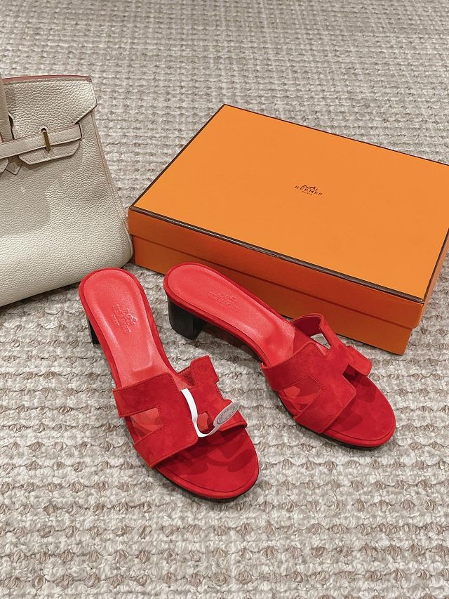 Hermes suede oasis 50mm sandal HS0188