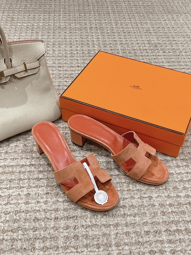 Hermes suede oasis 50mm sandal HS0188