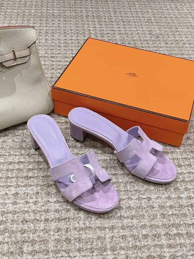 Hermes suede oasis 50mm sandal HS0188