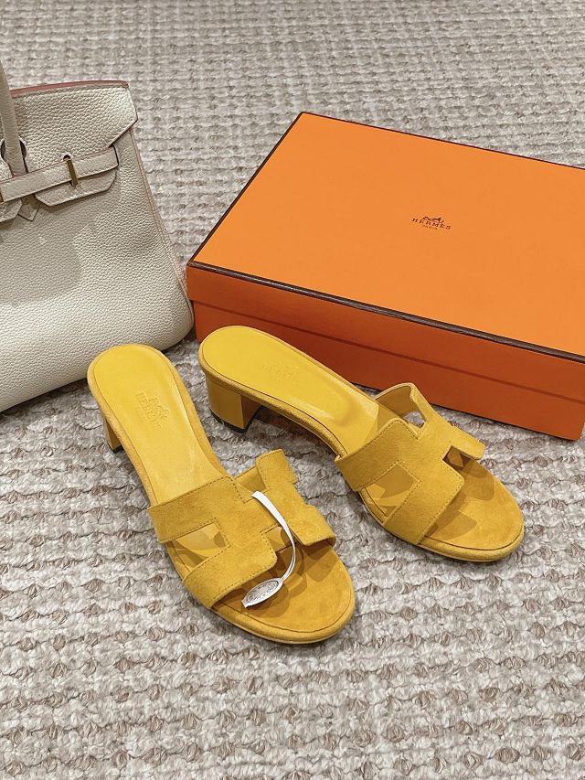 Hermes suede oasis 50mm sandal HS0188