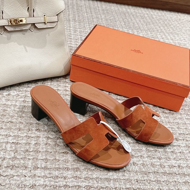 Hermes suede oasis 50mm sandal HS0189