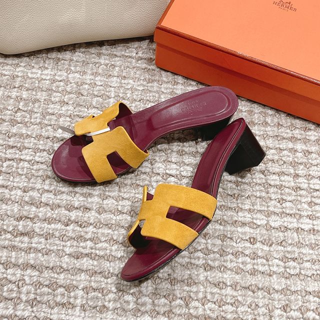 Hermes suede oasis 50mm sandal HS0189