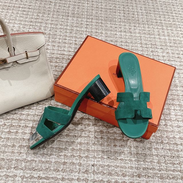 Hermes suede oasis 50mm sandal HS0189