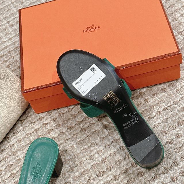 Hermes suede oasis 50mm sandal HS0189