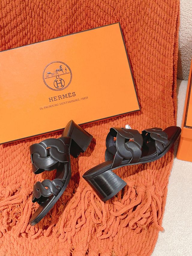 Hermes calfskin extra 60mm sandal HS0194