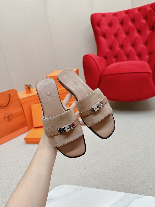 Hermes calfskin giulia sandal HS0198