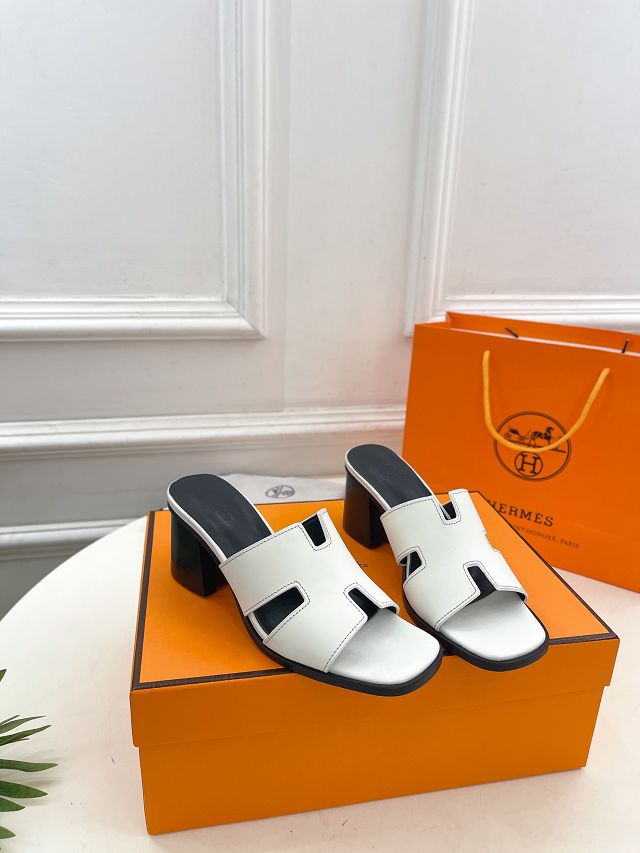 Hermes calfskin helia 60mm sandal HS0196