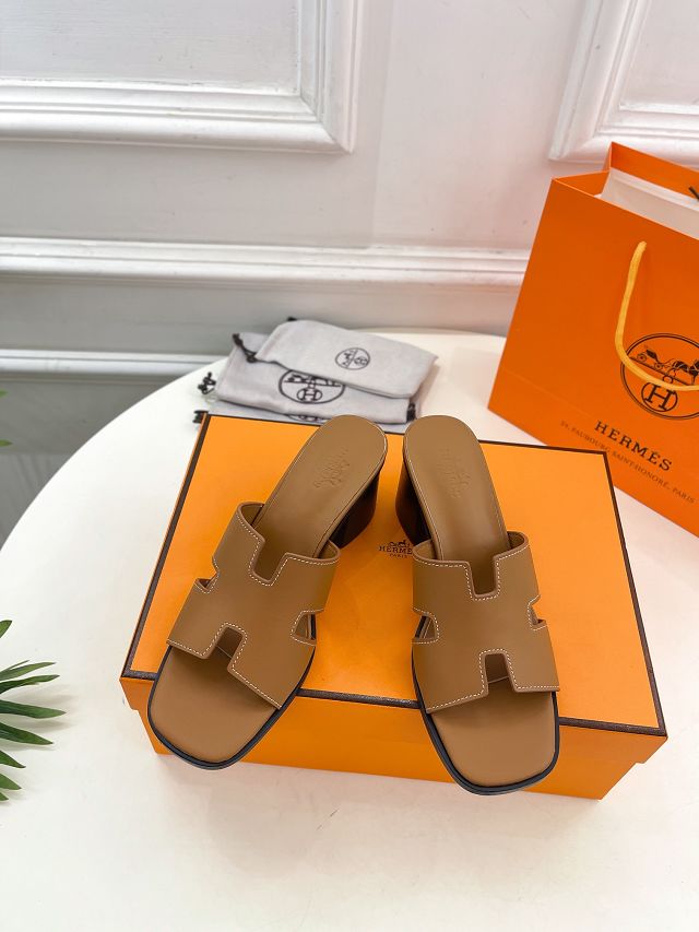 Hermes calfskin helia 60mm sandal HS0196