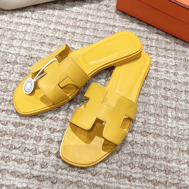 Hermes calfskin oran sandal HS0205