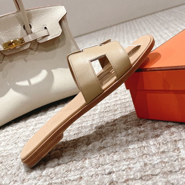 Hermes calfskin oran sandal HS0205