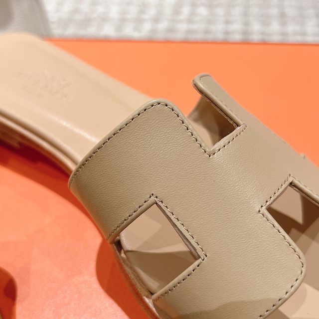 Hermes calfskin oran sandal HS0205