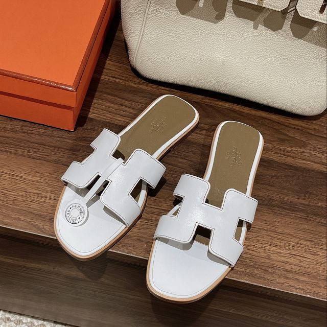 Hermes calfskin oran sandal HS0206