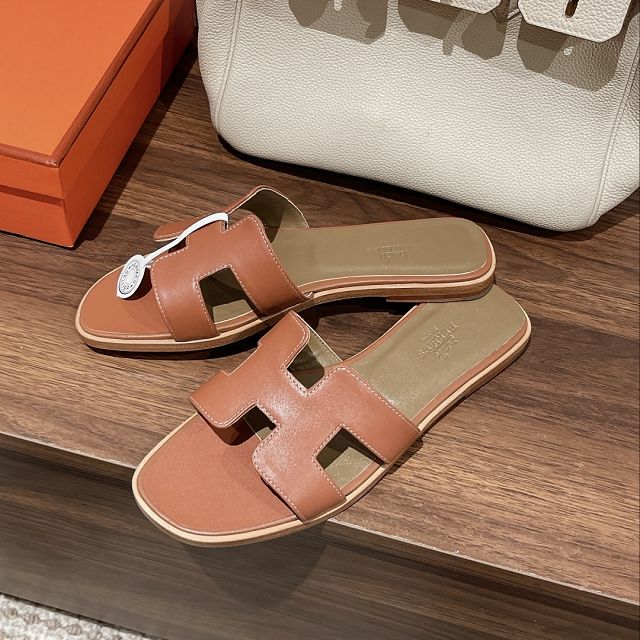 Hermes calfskin oran sandal HS0206