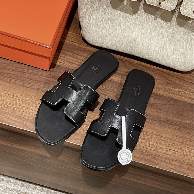 Hermes calfskin oran sandal HS0206