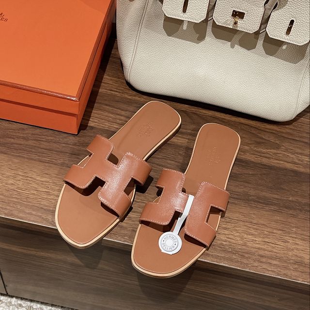 Hermes calfskin oran sandal HS0206