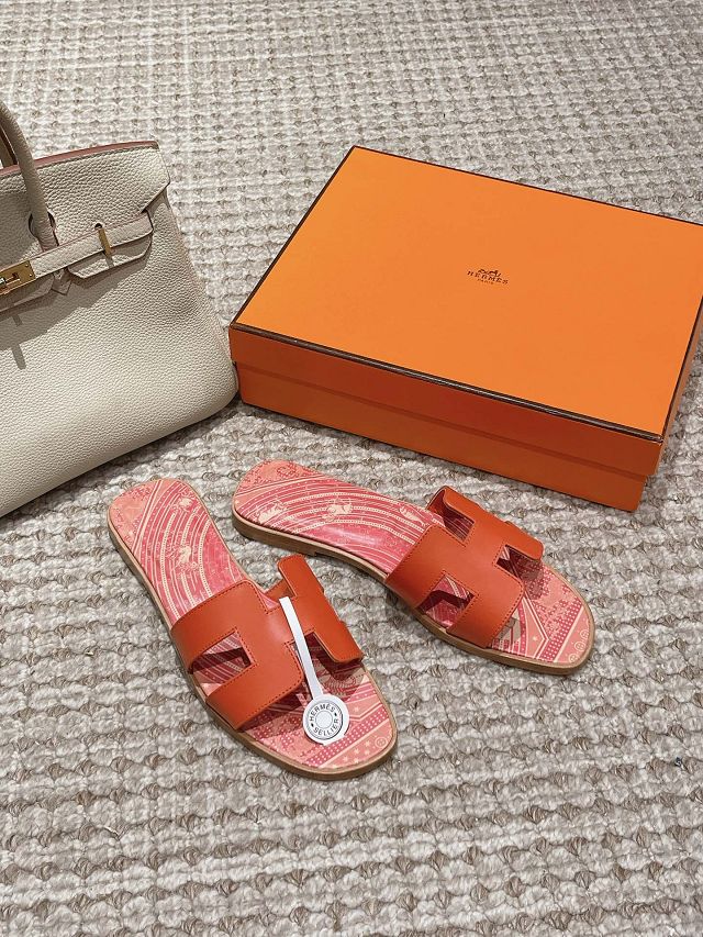 Hermes canvas oran sandal HS0203