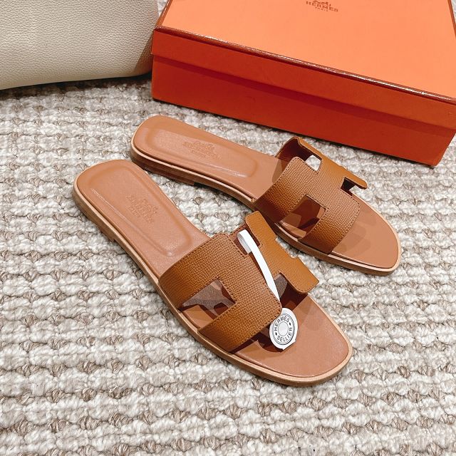 Hermes epsom calfskin oran sandal HS0199