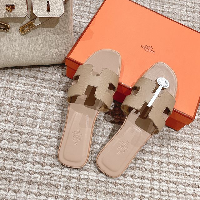 Hermes epsom calfskin oran sandal HS0199