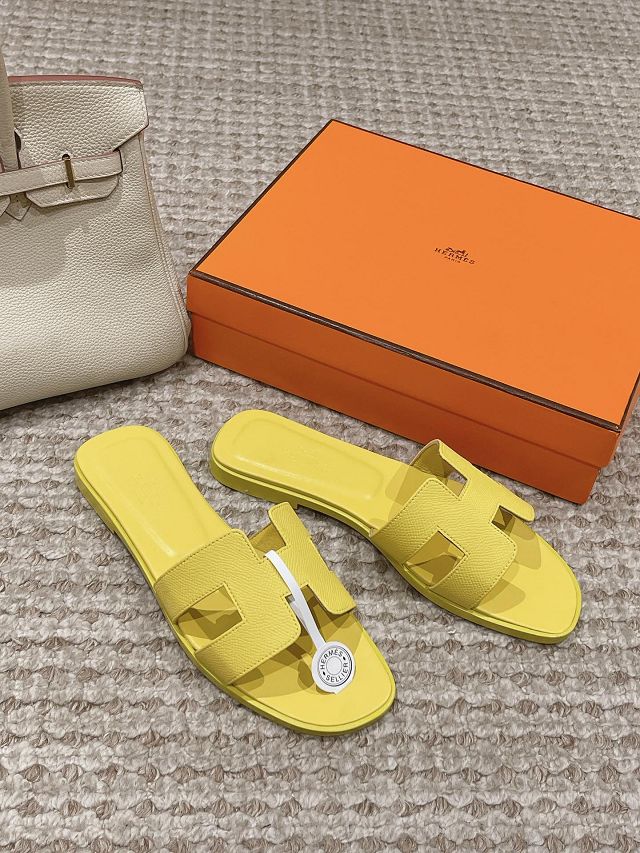 Hermes epsom calfskin oran sandal HS0200