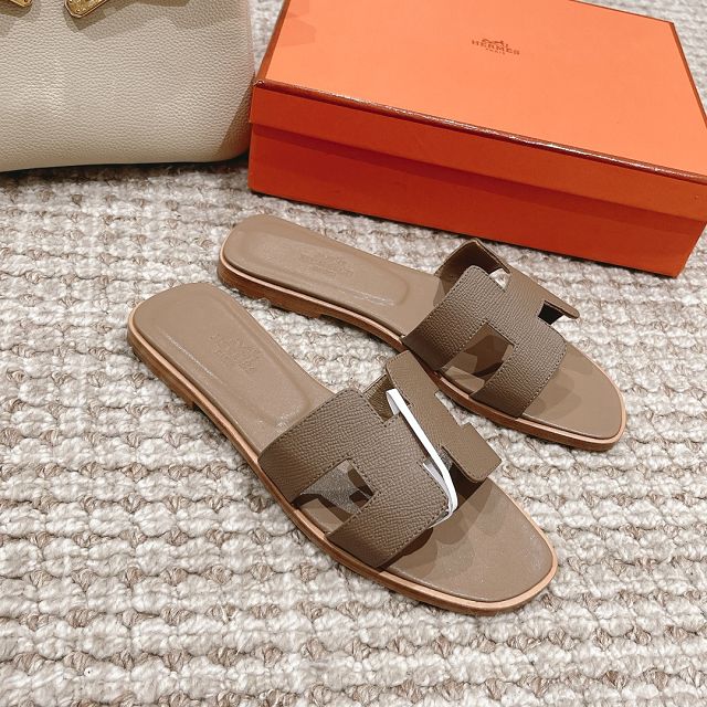 Hermes epsom calfskin oran sandal HS0201